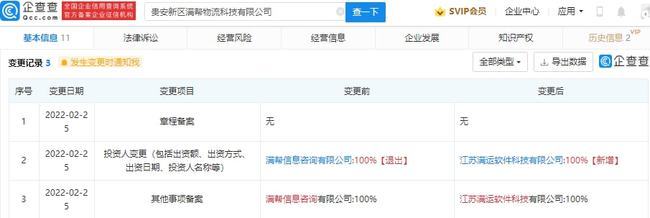 滿幫集團戰略調整 接盤物流科技股權，實控人張暉統籌產業鏈布局